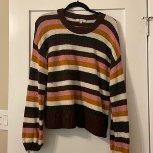 Stripped madewell sweater